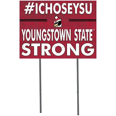 Youngstown State Penguins 18'' x 24'' I Chose Lawn Sign