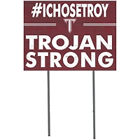 Troy University Trojans 18'' x 24'' I Chose Lawn Sign