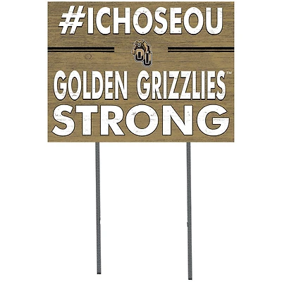 Oakland Golden Grizzlies 18'' x 24'' I Chose Lawn Sign