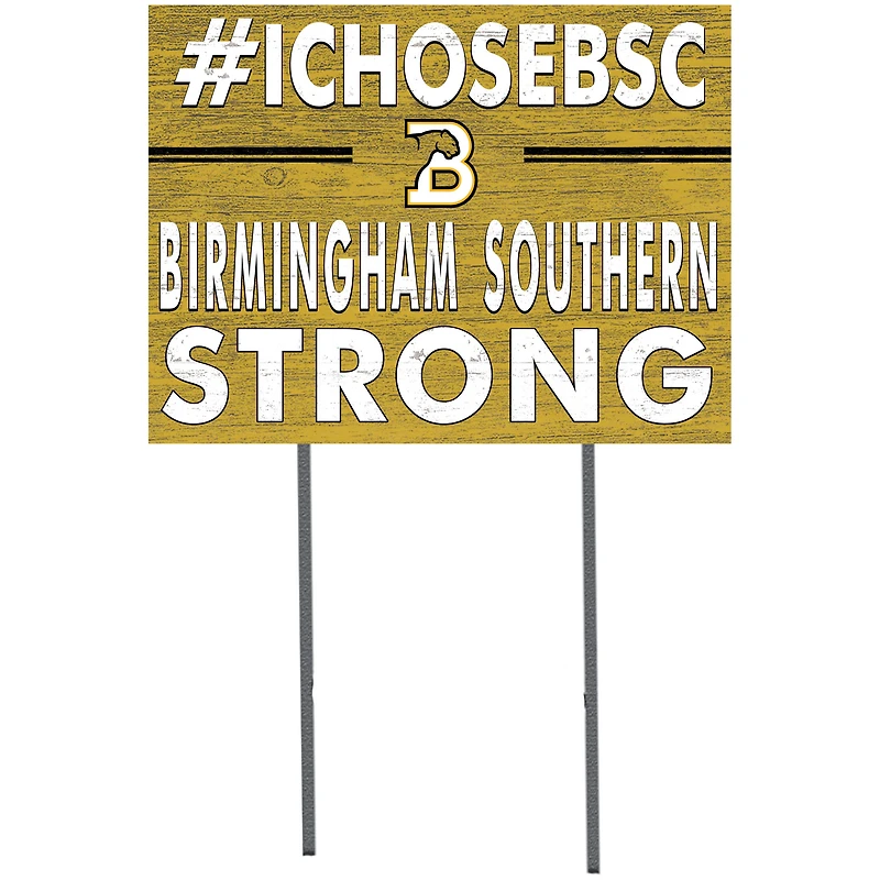 Birmingham-Southern Panthers 18'' x 24'' I Chose Lawn Sign