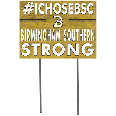 Birmingham-Southern Panthers 18'' x 24'' I Chose Lawn Sign