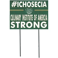 Culinary Institute of America Steels 18'' x 24'' I Chose Lawn Sign