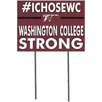 Washington College Shoremen 18'' x 24'' I Chose Lawn Sign