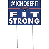 SUNY Fashion Institute of Technology Tigers 18'' x 24'' I Chose Lawn Sign