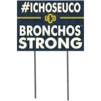 Central Oklahoma Bronchos 18'' x 24'' I Chose Lawn Sign