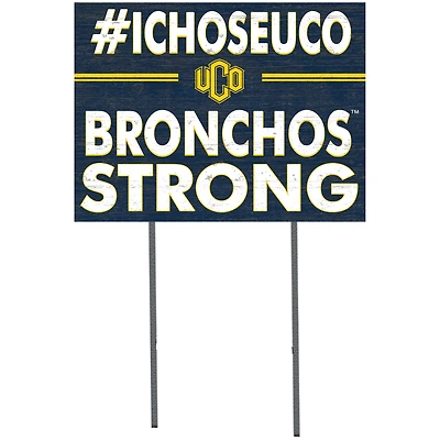 Central Oklahoma Bronchos 18'' x 24'' I Chose Lawn Sign