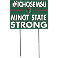 Minot State Beavers 18'' x 24'' I Chose Lawn Sign