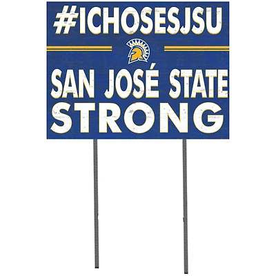 San Jose State Spartans 18'' x 24'' I Chose Lawn Sign