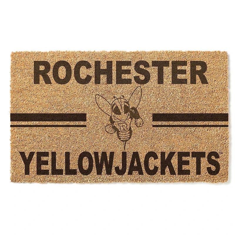 Rochester Yellow Jackets 18" x 30" Team Logo Doormat