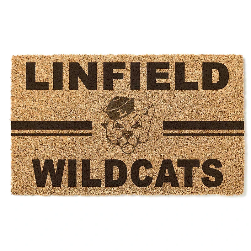 Linfield Wildcats 18" x 30" Team Logo Doormat