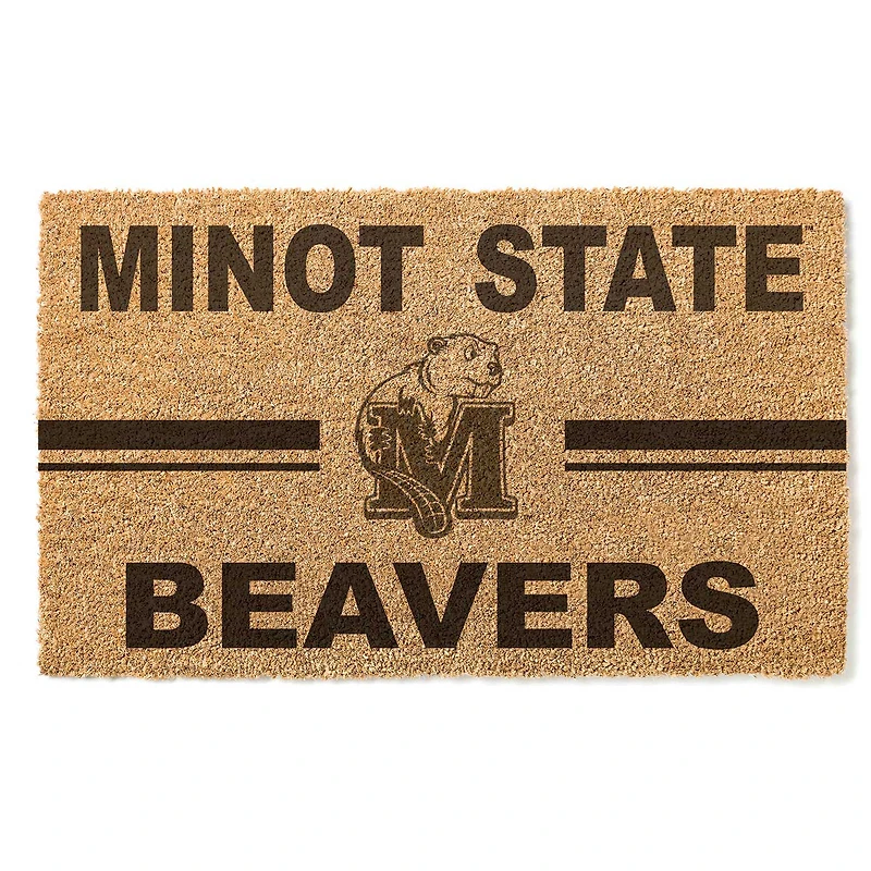 Minot State Beavers 18" x 30" Team Logo Doormat