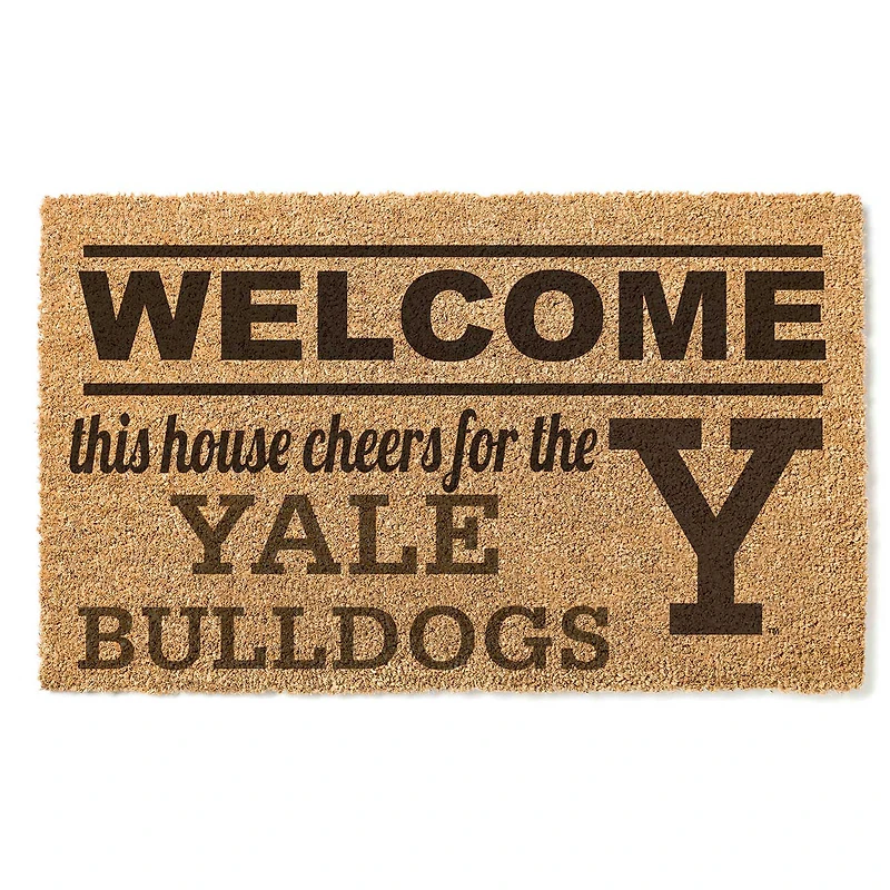 Yale Bulldogs 18" x 30" Welcome Doormat