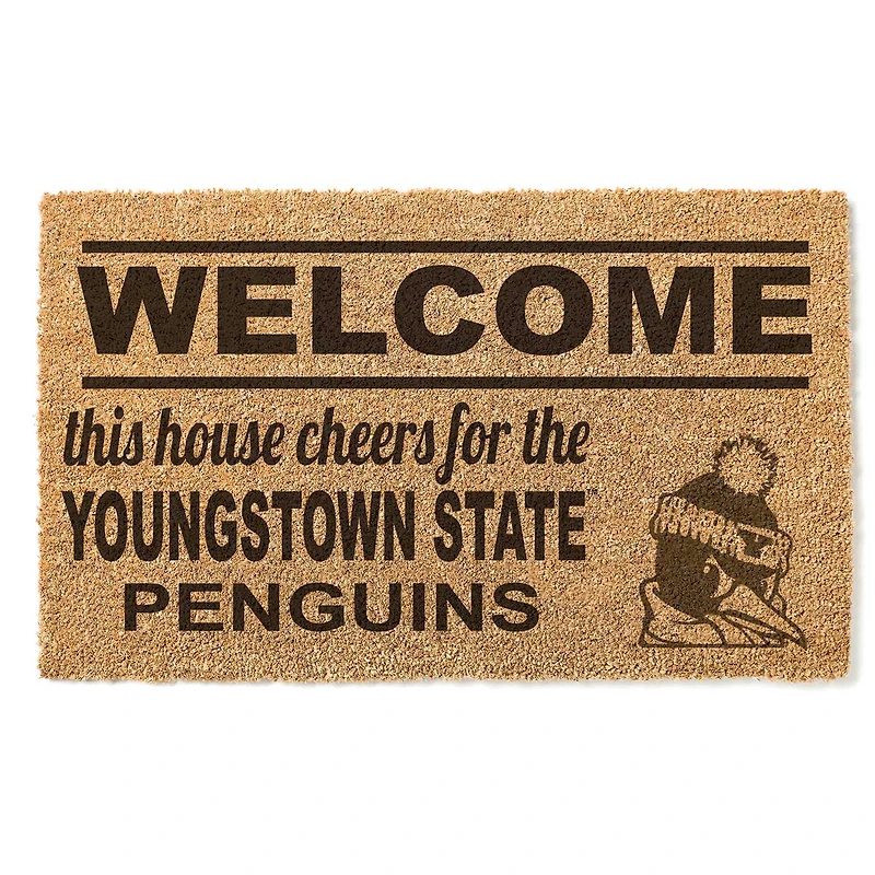 Youngstown State Penguins 18" x 30" Welcome Doormat