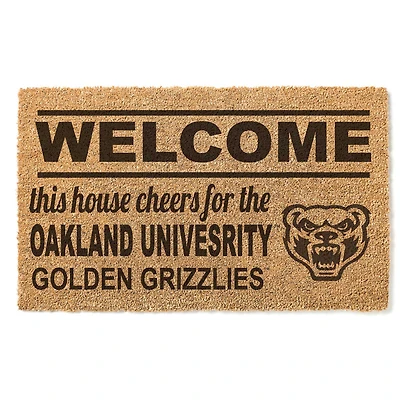 Oakland Golden Grizzlies 18" x 30" Welcome Doormat