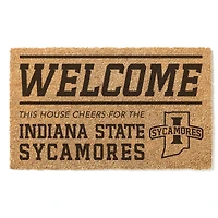 Indiana State Sycamores 18" x 30" Welcome Doormat