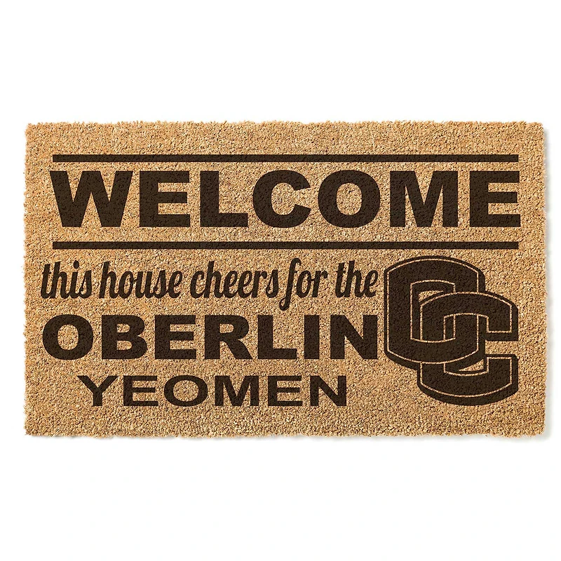 Oberlin Yeomen 18" x 30" Welcome Doormat