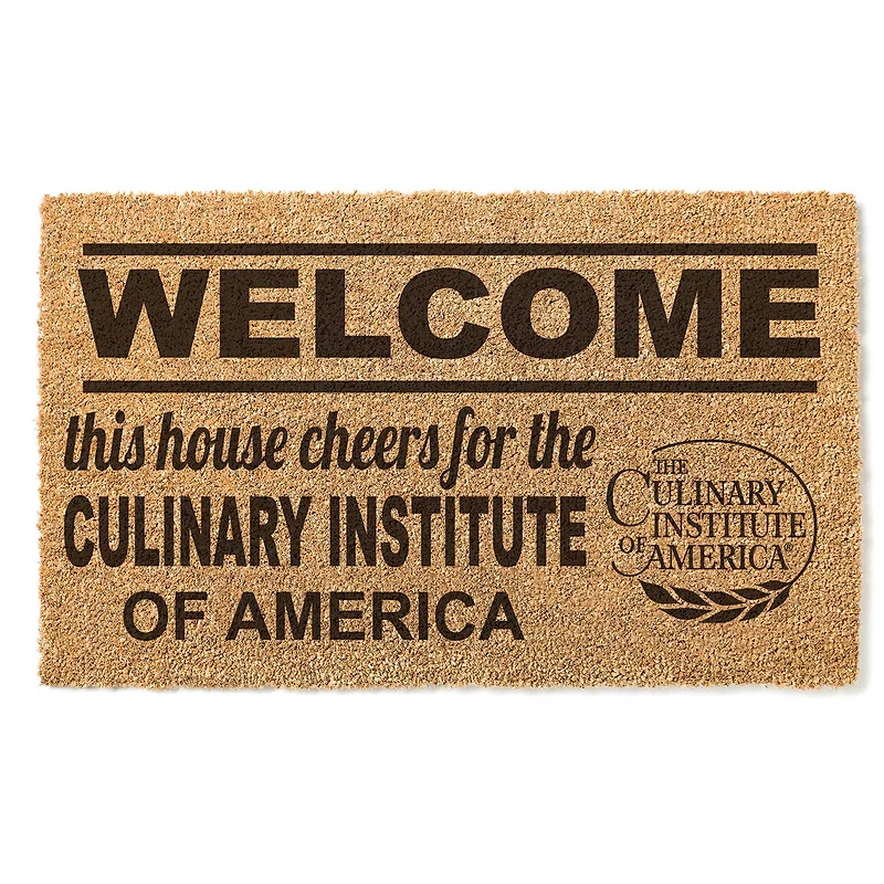Culinary Institute of America Steels 18" x 30" Welcome Doormat