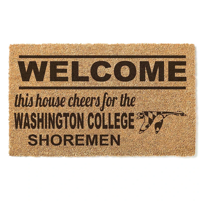 Washington College Shoremen 18" x 30" Welcome Doormat