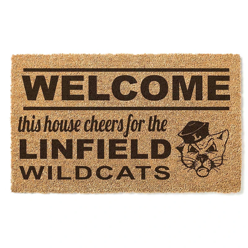 Linfield Wildcats 18" x 30" Welcome Doormat