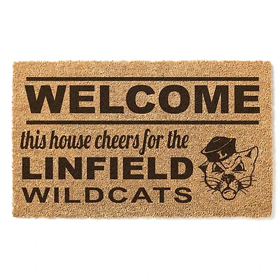 Linfield Wildcats 18" x 30" Welcome Doormat
