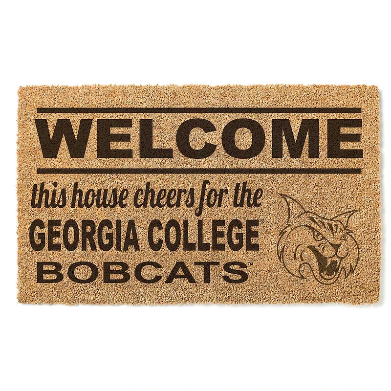 Georgia College Bobcats 18" x 30" Welcome Doormat