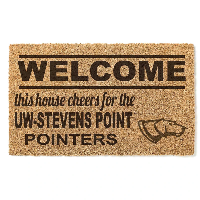 Wisconsin-Stevens Point Pointers 18" x 30" Welcome Doormat