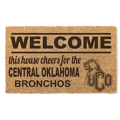Central Oklahoma Bronchos 18" x 30" Welcome Doormat
