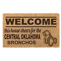Central Oklahoma Bronchos 18" x 30" Welcome Doormat