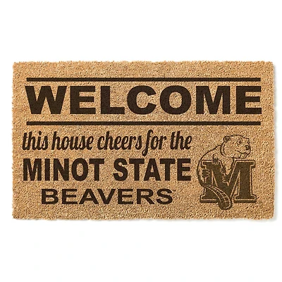 Minot State Beavers 18" x 30" Welcome Doormat