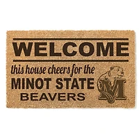 Minot State Beavers 18" x 30" Welcome Doormat