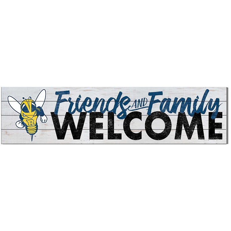 Rochester Yellow Jackets 10'' x 40'' Friends & Family Welcome Sign