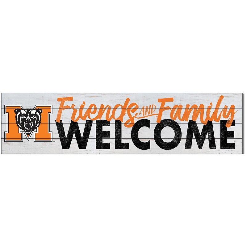 Mercer Bears 10'' x 40'' Friends & Family Welcome Sign