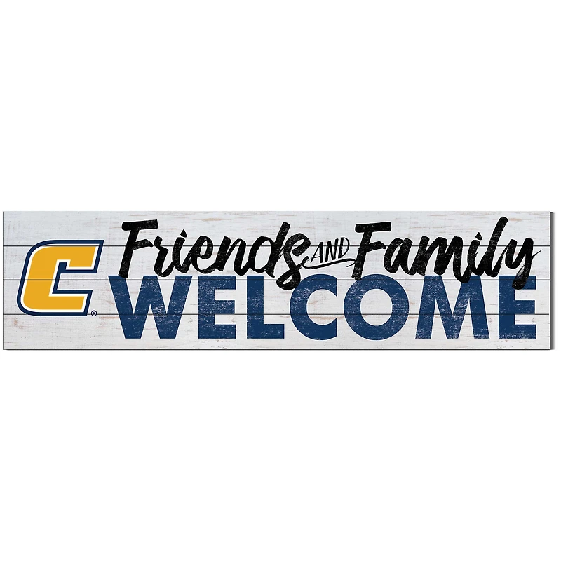 Tennessee Chattanooga Mocs 10'' x 40'' Friends & Family Welcome Sign