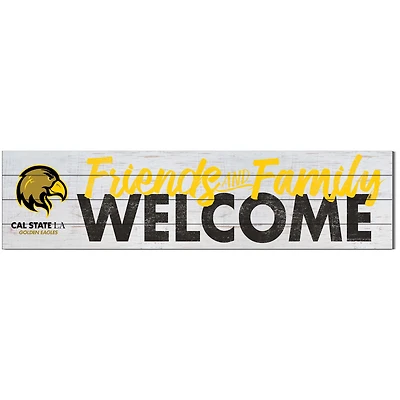 Cal State L.A. Golden Eagles 10'' x 40'' Friends & Family Welcome Sign