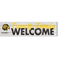 Cal State L.A. Golden Eagles 10'' x 40'' Friends & Family Welcome Sign