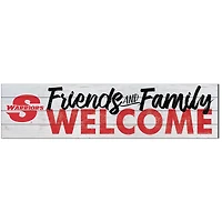 Cal State Stanislaus Warriors 10'' x 40'' Friends & Family Welcome Sign