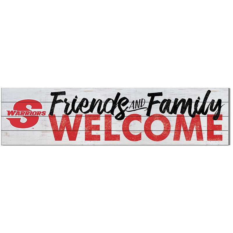 Cal State Stanislaus Warriors 10'' x 40'' Friends & Family Welcome Sign