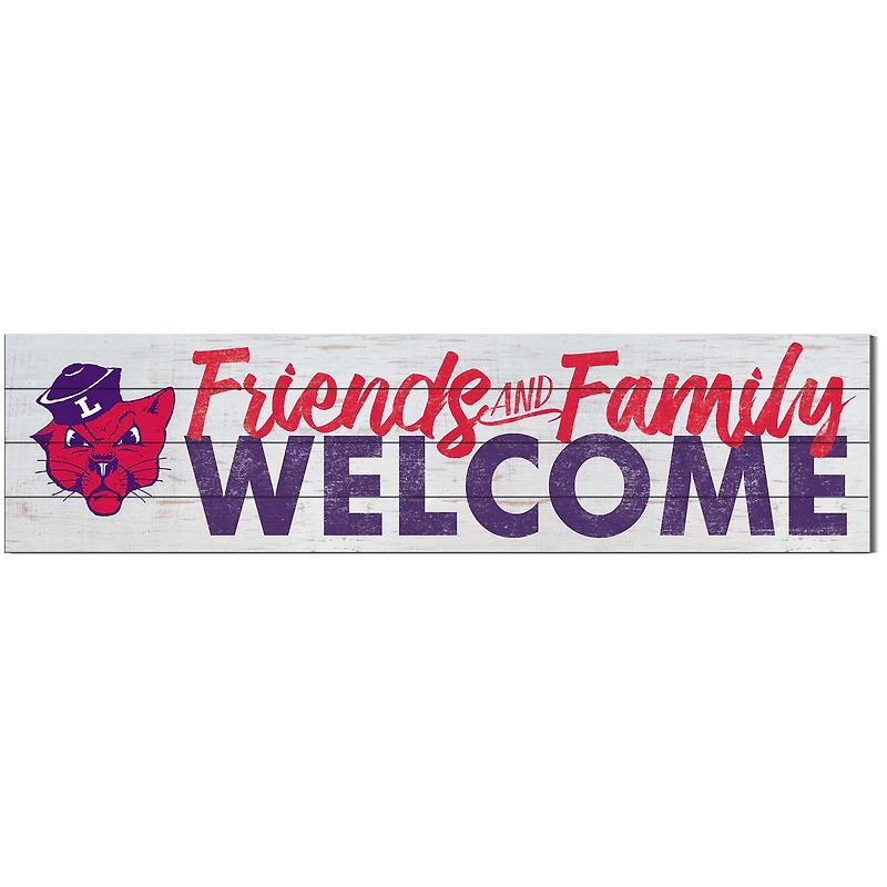 Linfield Wildcats 10'' x 40'' Friends & Family Welcome Sign