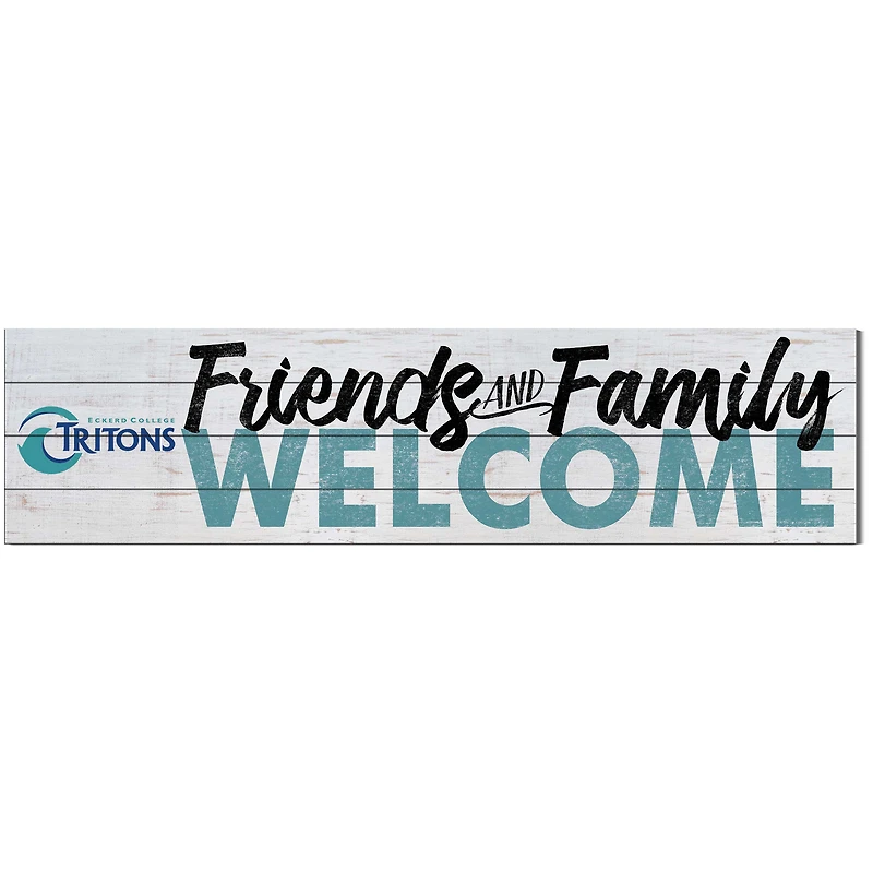Eckerd Tritons 10'' x 40'' Friends & Family Welcome Sign