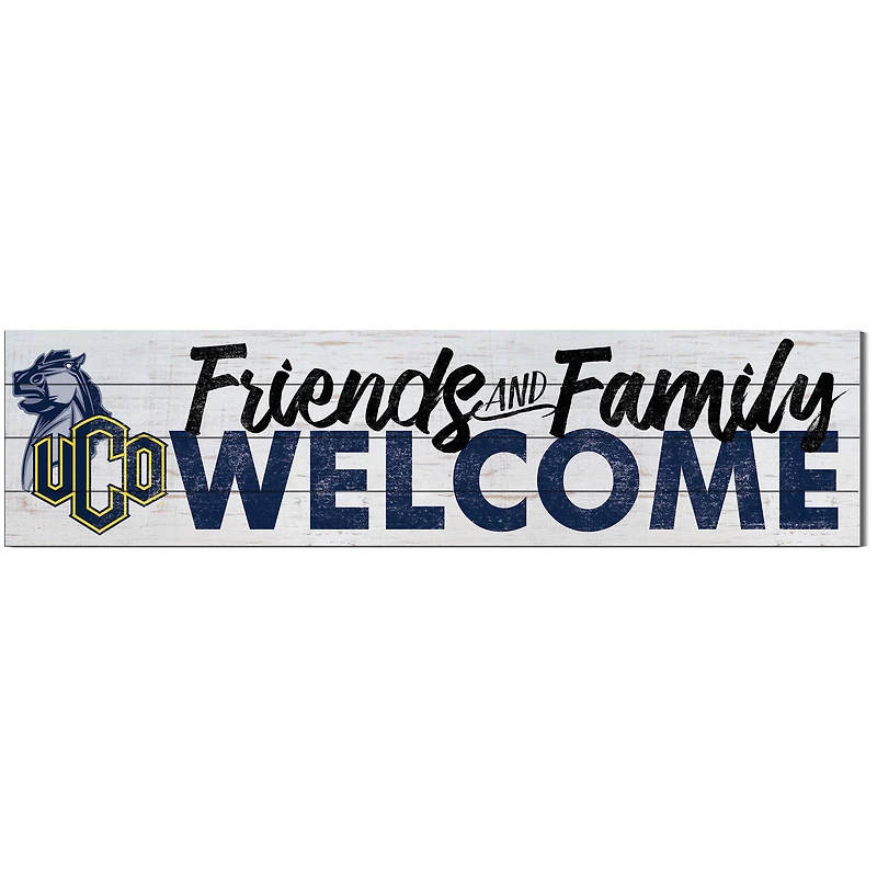 Central Oklahoma Bronchos 10'' x 40'' Friends & Family Welcome Sign