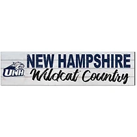 New Hampshire Wildcats 10'' x 40'' Logo Sign