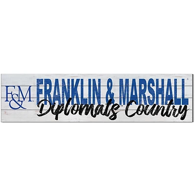 Franklin & Marshall Diplomats 10'' x 40'' Logo Sign