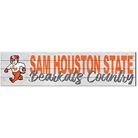 Sam Houston State Bearkats 10'' x 40'' Logo Sign