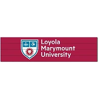 Loyola Marymount Lions 10'' x 40'' Logo Sign