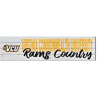 VCU Rams 10'' x 40'' Logo Sign