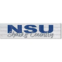 Nova Southeastern Sharks 10'' x 40'' Logo Sign