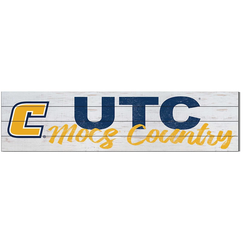 Tennessee Chattanooga Mocs 10'' x 40'' Logo Sign