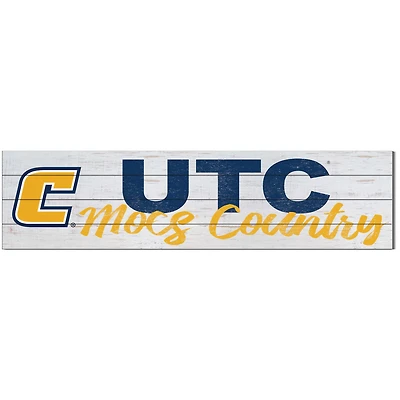 Tennessee Chattanooga Mocs 10'' x 40'' Logo Sign