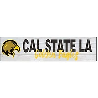 Cal State L.A. Golden Eagles 10'' x 40'' Logo Sign
