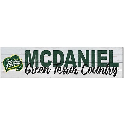 McDaniel Green Terror 10'' x 40'' Logo Sign